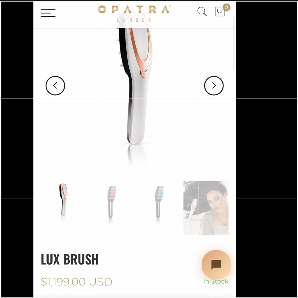 OPATRA Lux Brush! New! Light and massage beauty treatment for hair/scalp - Picture 6 of 9
